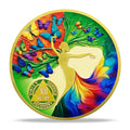 12 Year Sobriety Coin Gift Set | Dancing Woman Tree AA Chip Medallion with Coin Capsule | Sobriety Gifts for Anniversary Month & Year for Men & Women in Recovery