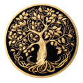 Premium Sobriety Coins & Chips - Tree of Life - Meaningful Gifts to Celebrate and Support Sobriety Journeys (Gold & Black)
